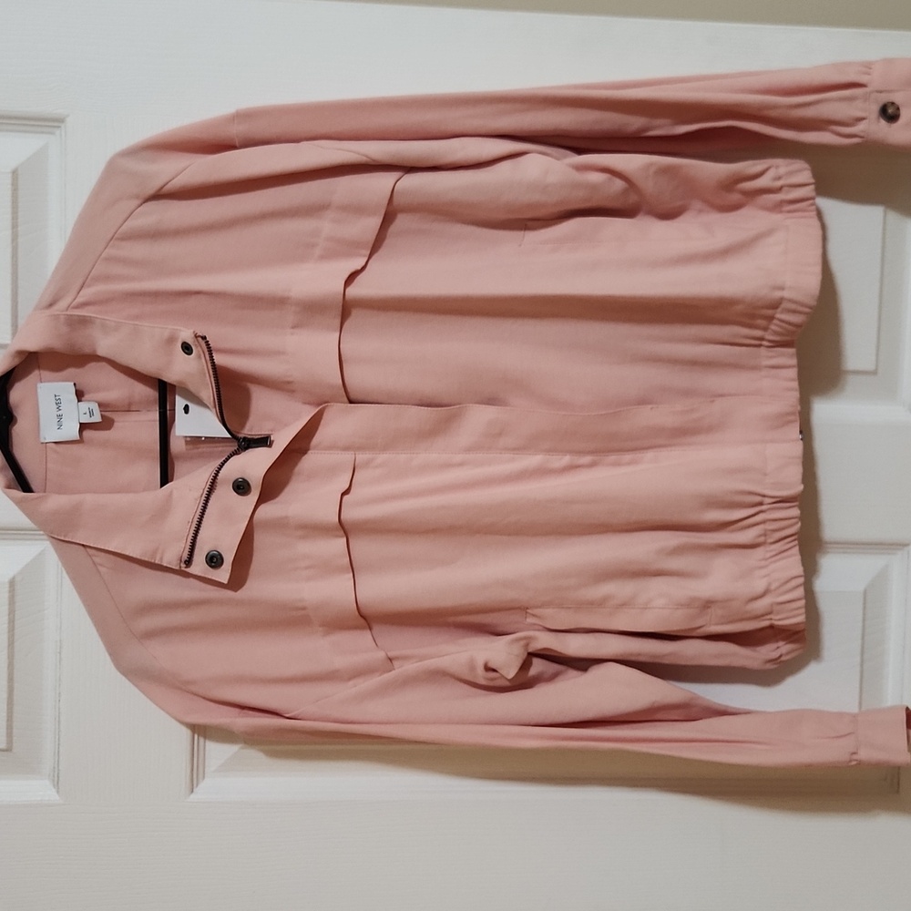 Nine West Light Pink Utility Jacket
